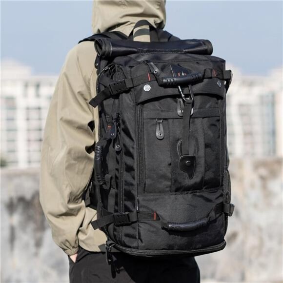 Travel Backpack Carry On Backpack Durable Convertible Duffle Bag Fit - Picture 2 of 7